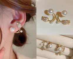 Pearl Wing Embrace Studs