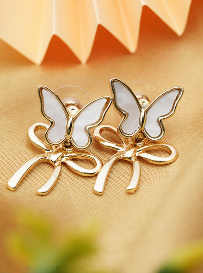 Butterfly Bow Whisper Studs