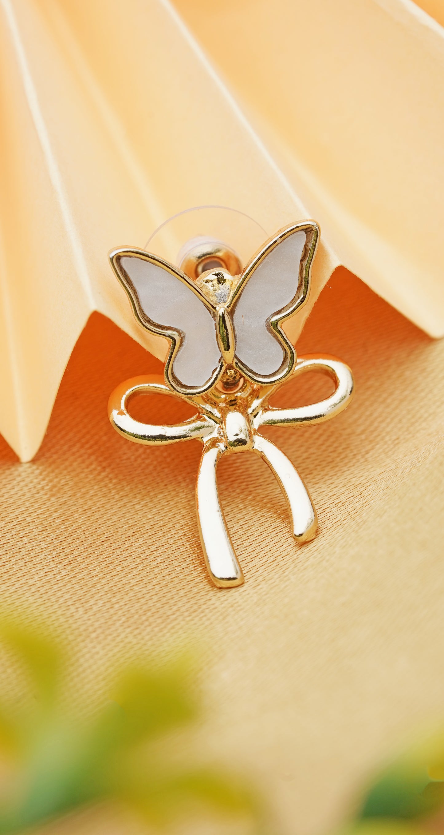 Butterfly Bow Whisper Studs