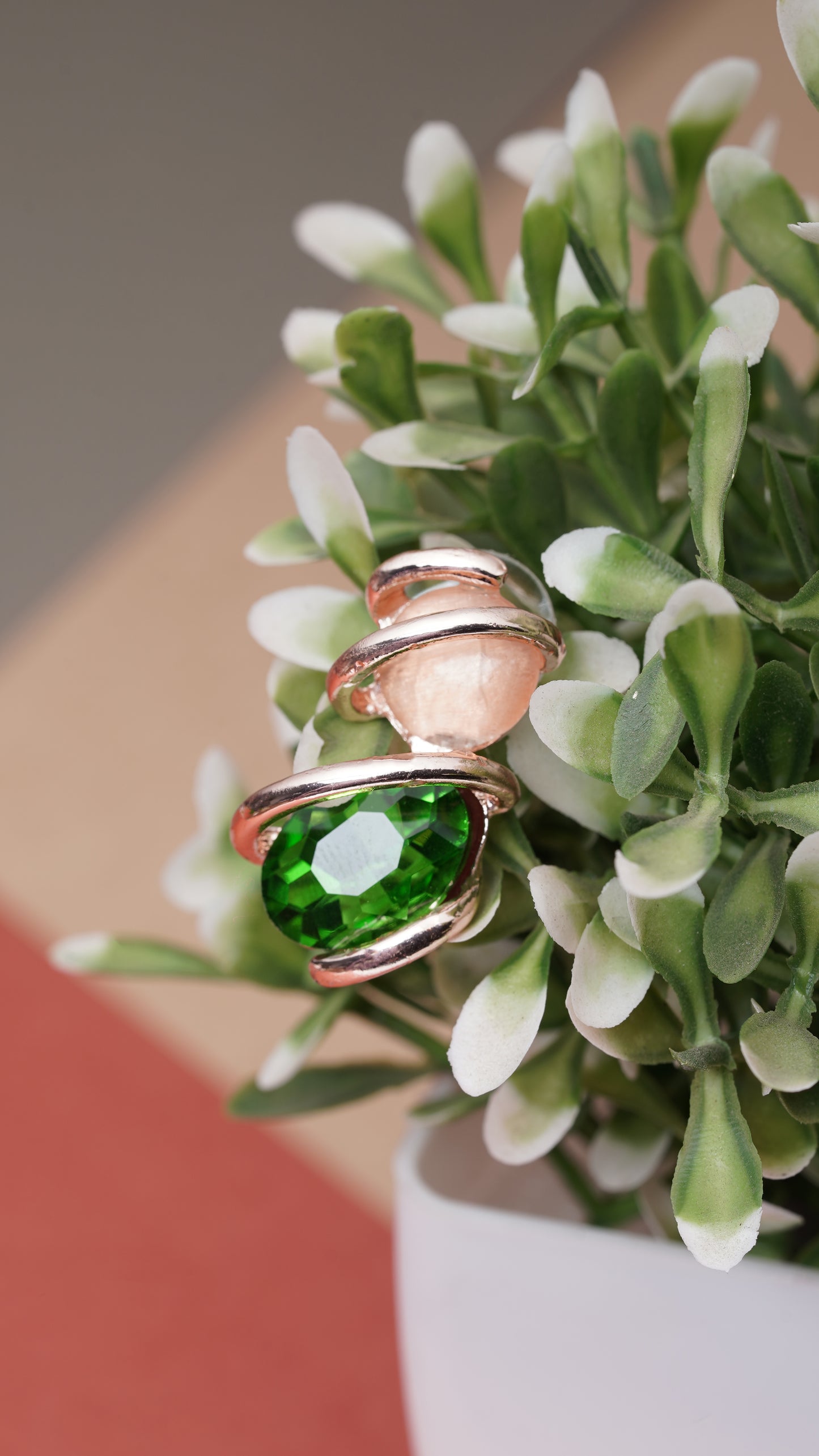 Green Aura Pearl Studs