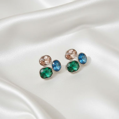 Bloomstone Cluster Studs