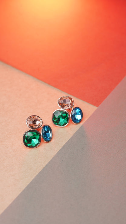 Bloomstone Cluster Studs