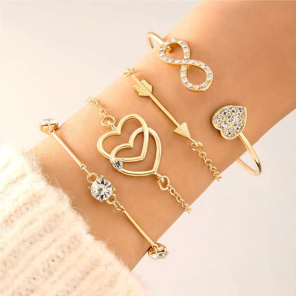 `Golden Symbols Charm Bracelet
