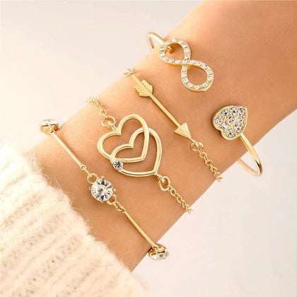 `Golden Symbols Charm Bracelet hover