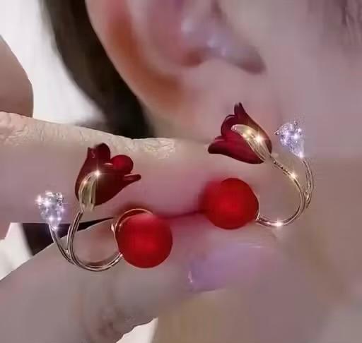 Ruby Bloom Studs