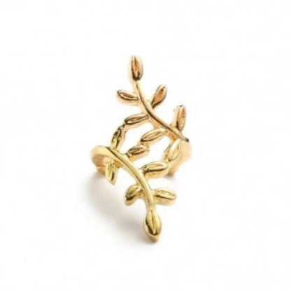 Golden Ivy Ear Cuff