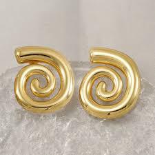 Golden Spiral Whisper Studs