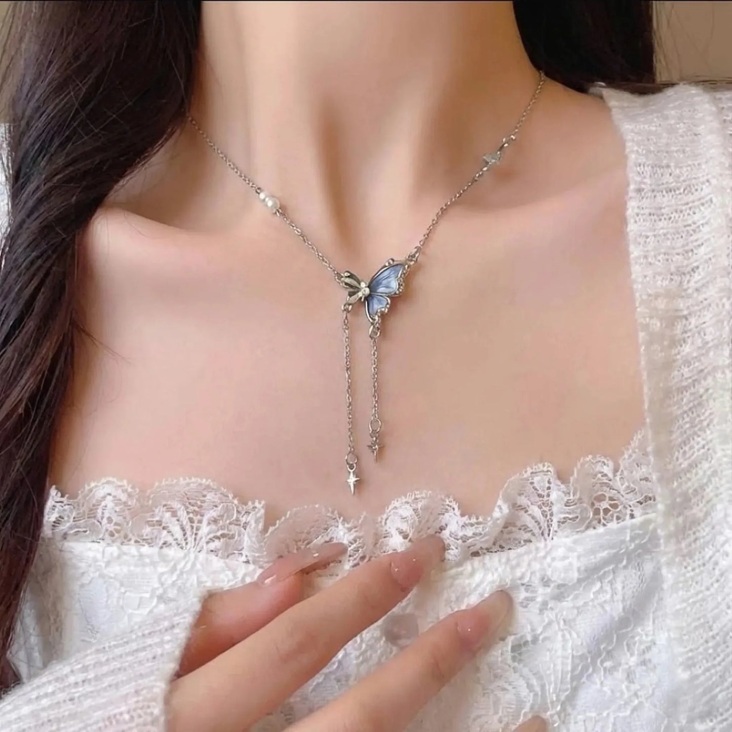 Blue Breeze Flutter Chain - Kaliido