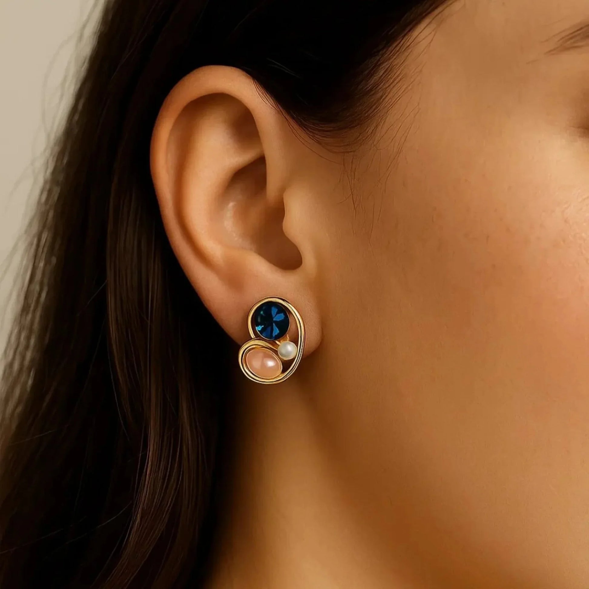 Celestial Curl Earrings - Kaliido