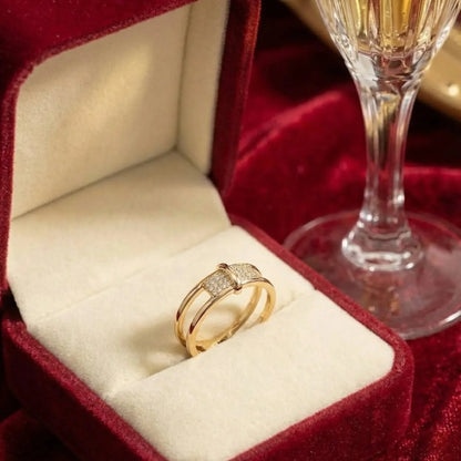 Lock-in Gold Ring - Kaliido